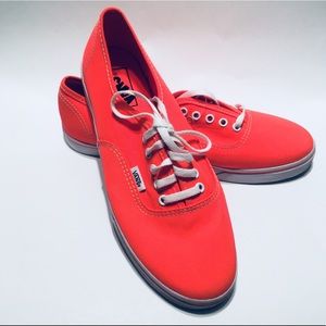 Vans NWT Neon Orange Woman’s 9.5.
